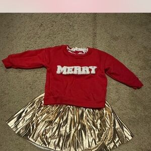 Tahari Red and White Garment